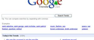 Quelles sont les tendances du moment selon google : Google trends